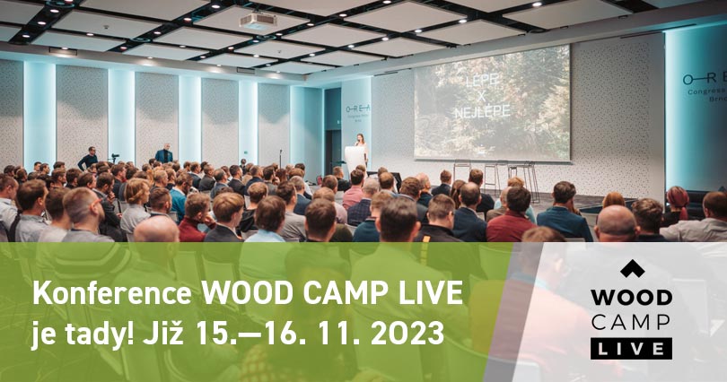 WOOD CAMP LIVE je tu! Přijďte si poslechnout zajímavé přednášky